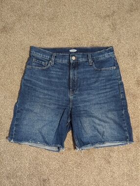 Old Navy Dark Blue Denim Jean Shorts